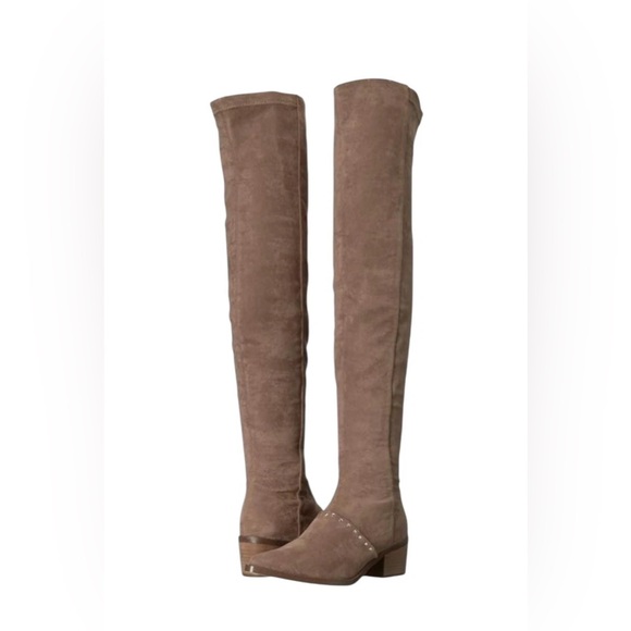 Report Women's Taupe Over-the-Knee Boots - Picture 1 of 6